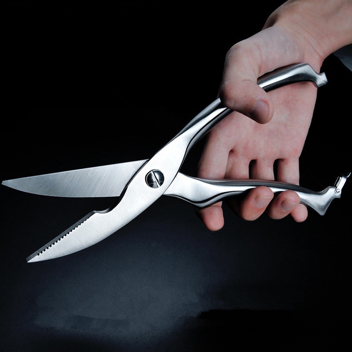 Premium Quality Stainless Steel Kitchen Scissors 8211 Multipurpose Meat Cutting Tool