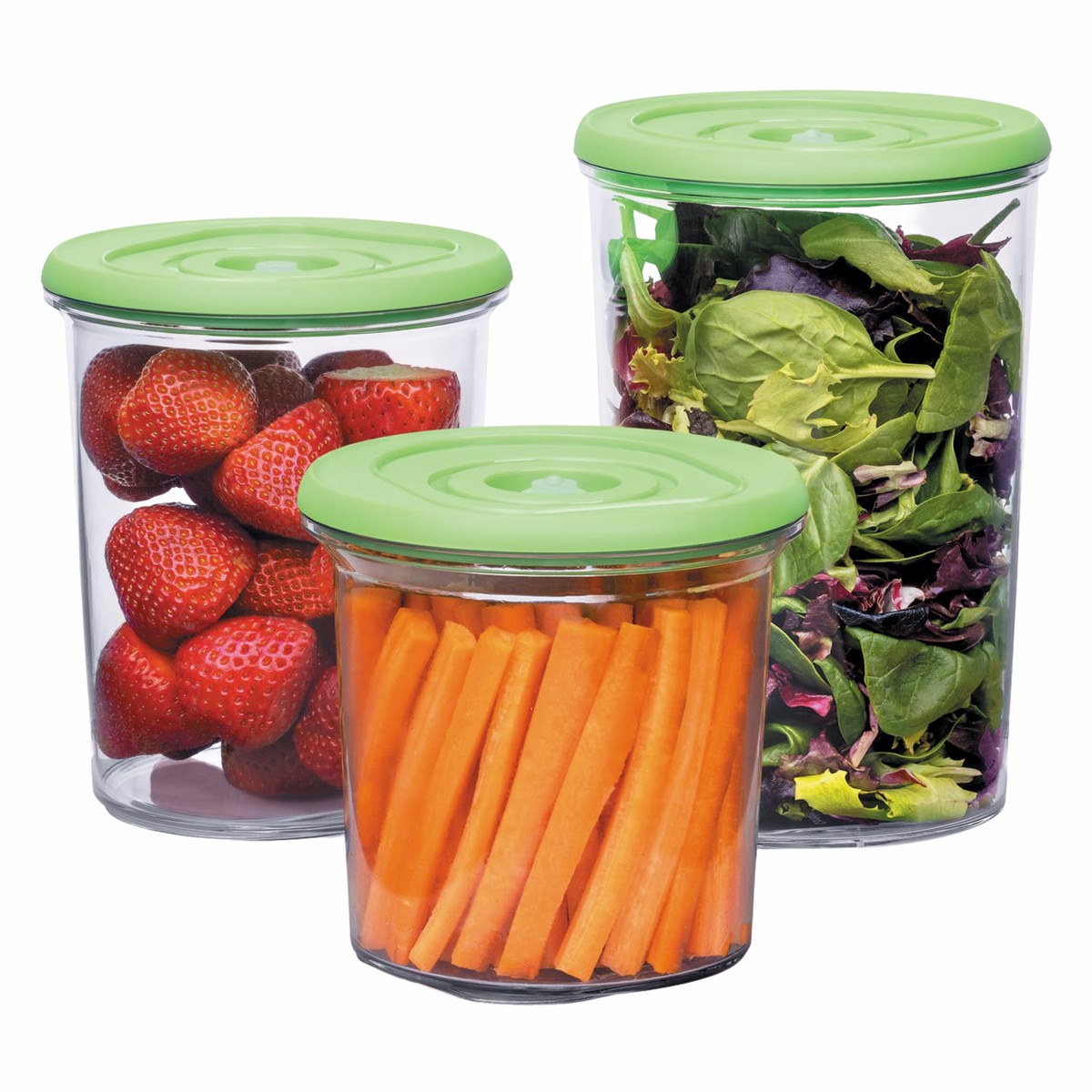 Presto Freshdaddy Vacuum Seal Container Set - 3Pc