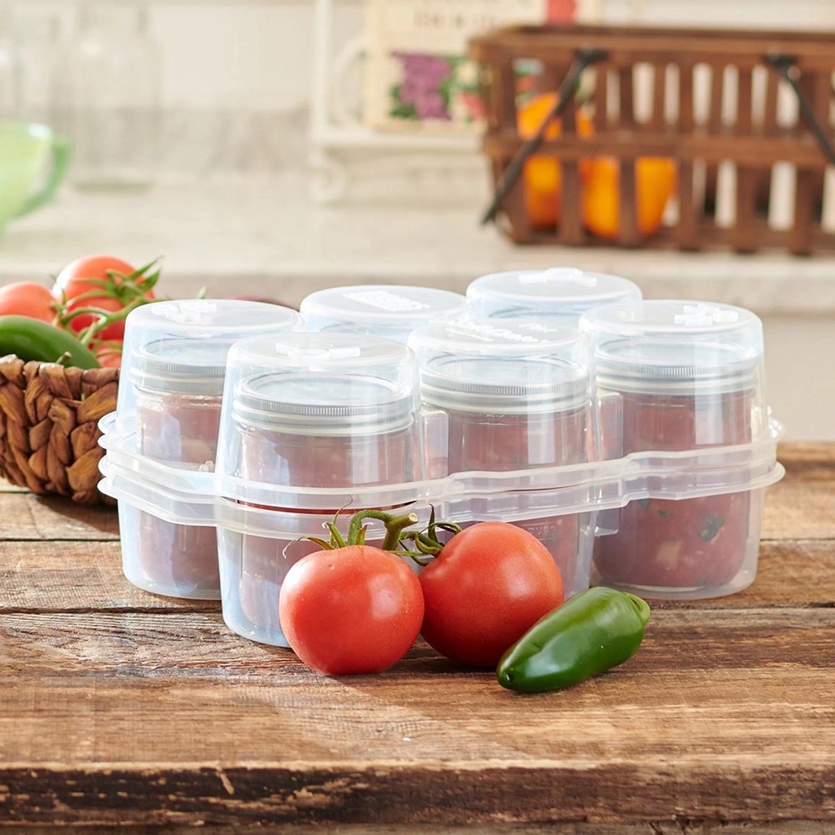 Safecrate Canning Jar Storage Container Quart