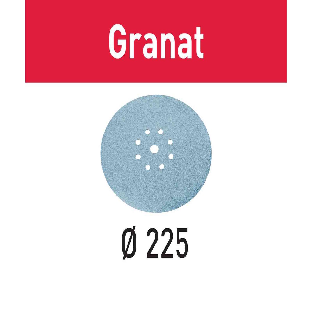 Slippapper Granat D225 P120 GR25