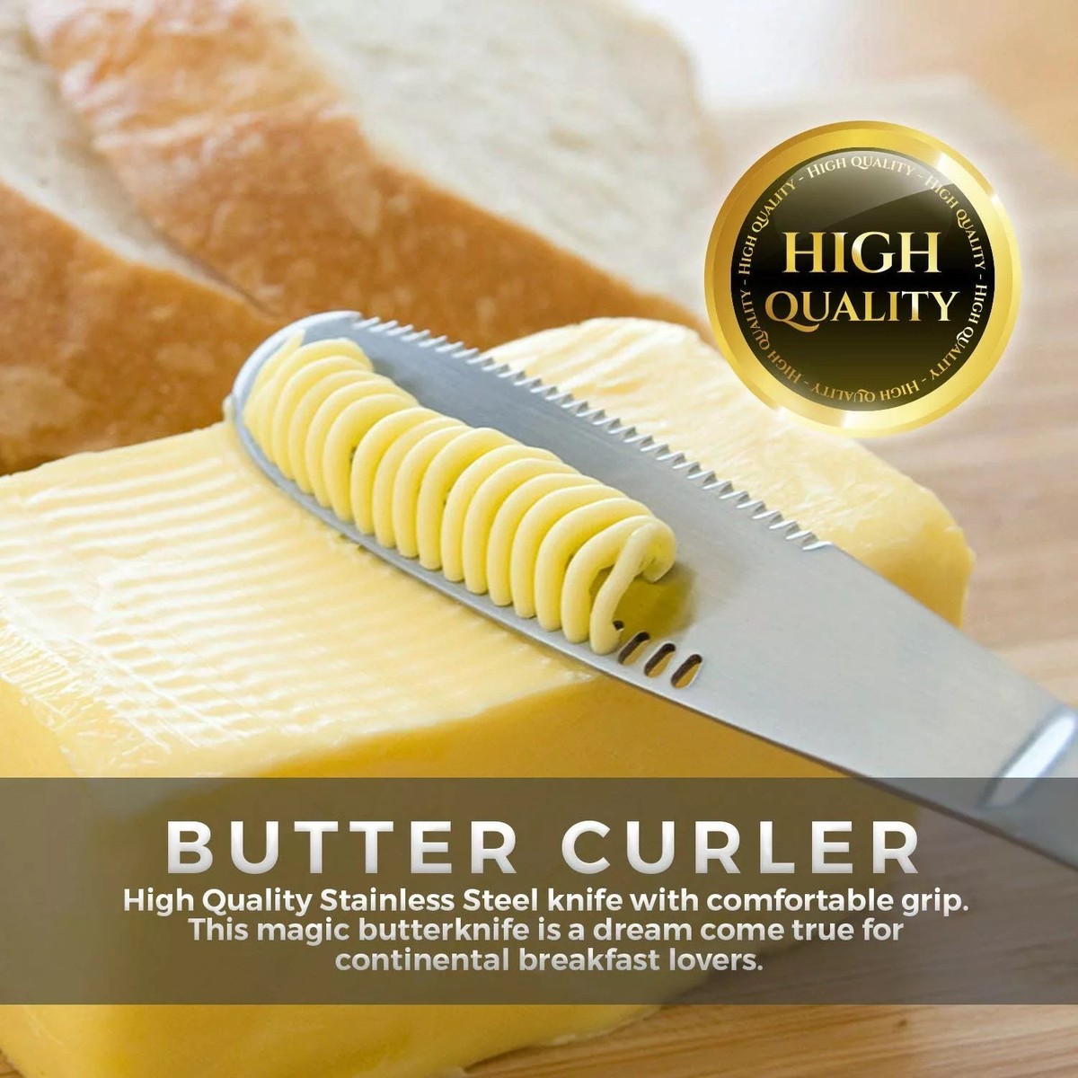 Stainless Steel Butter Curler Knife 8211 Professional Quality