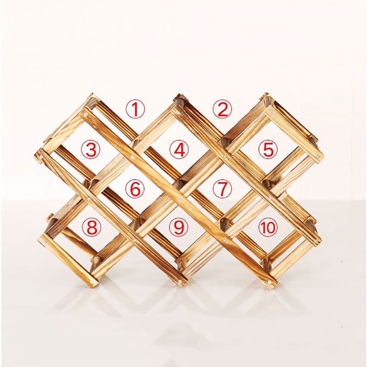 Wooden Wine Bottle Rack Holder