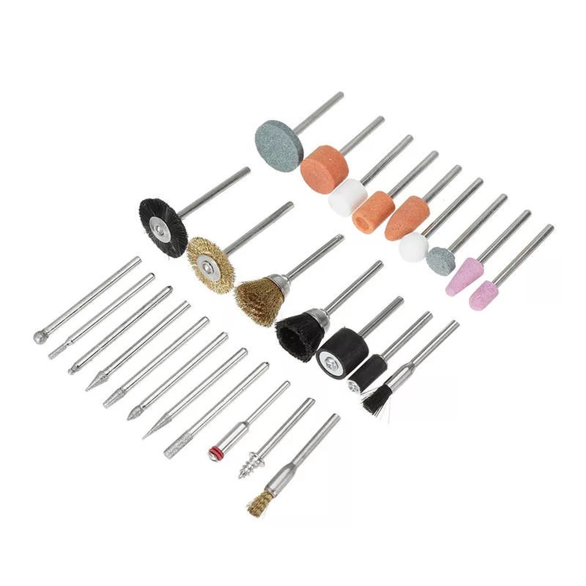 164-Piece Rotary Tool Accessory Set 8211 Compatible with Dremel Ideal for Polishing Cutting Grinding