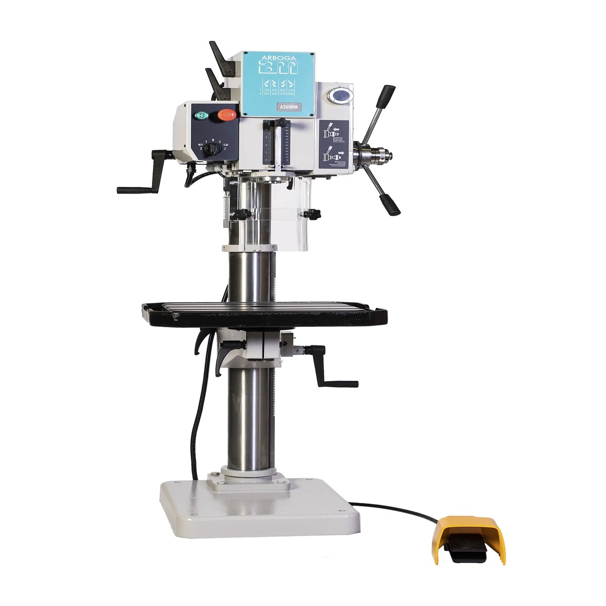 20 Gear Head Drill Press With Foot Reversing Switch (460V 3 Phase)