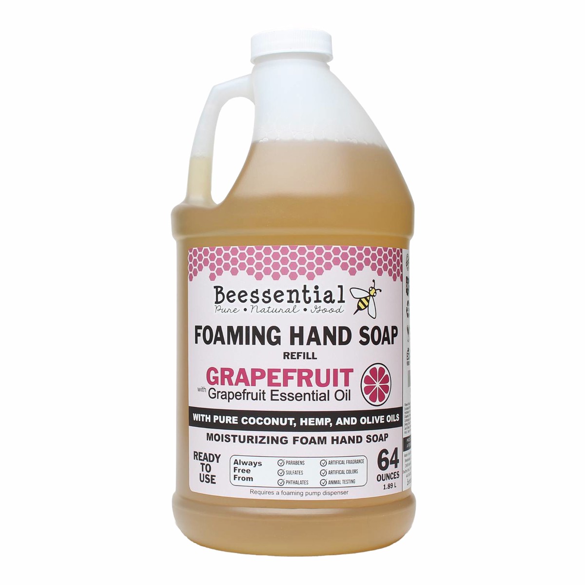 Beessential Foaming Hand Soap Refill - 64 Oz Lavender