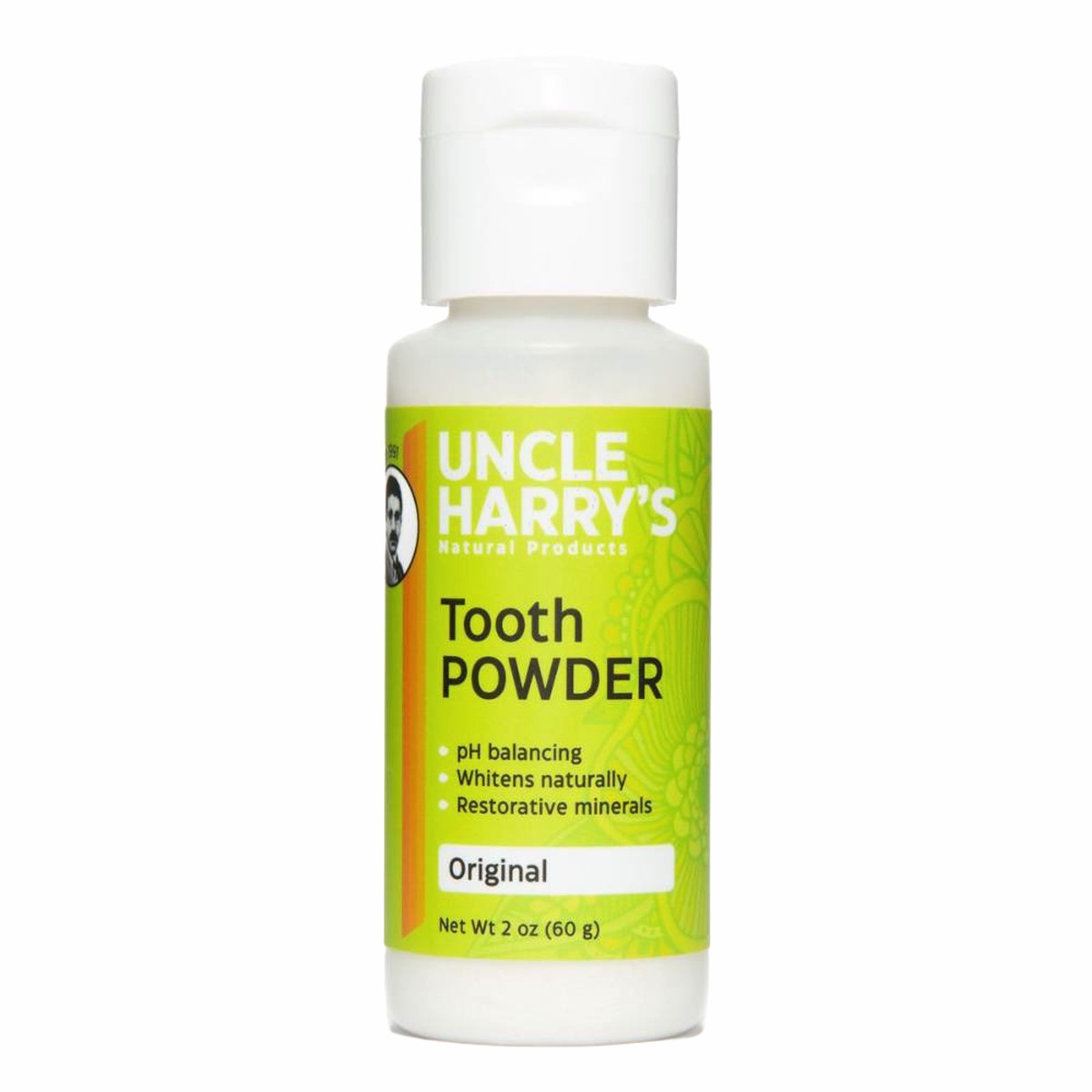 Uncle HarryS Natural Tooth Powder - 2 Oz MildMint