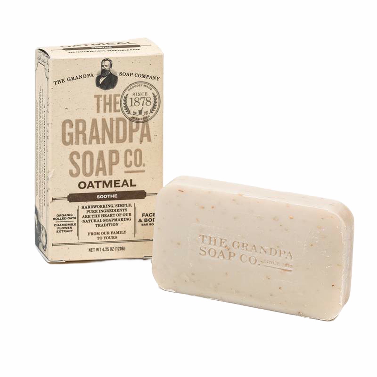 GrandpaS Oatmeal Bar Soap Single