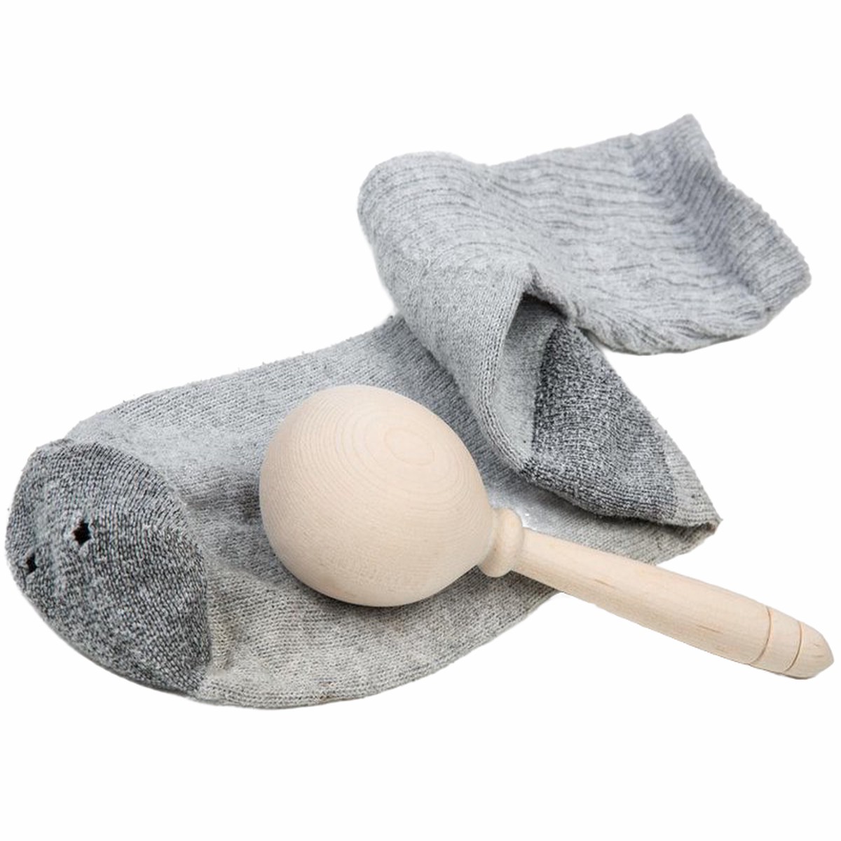 Wooden Sock Darner Ball