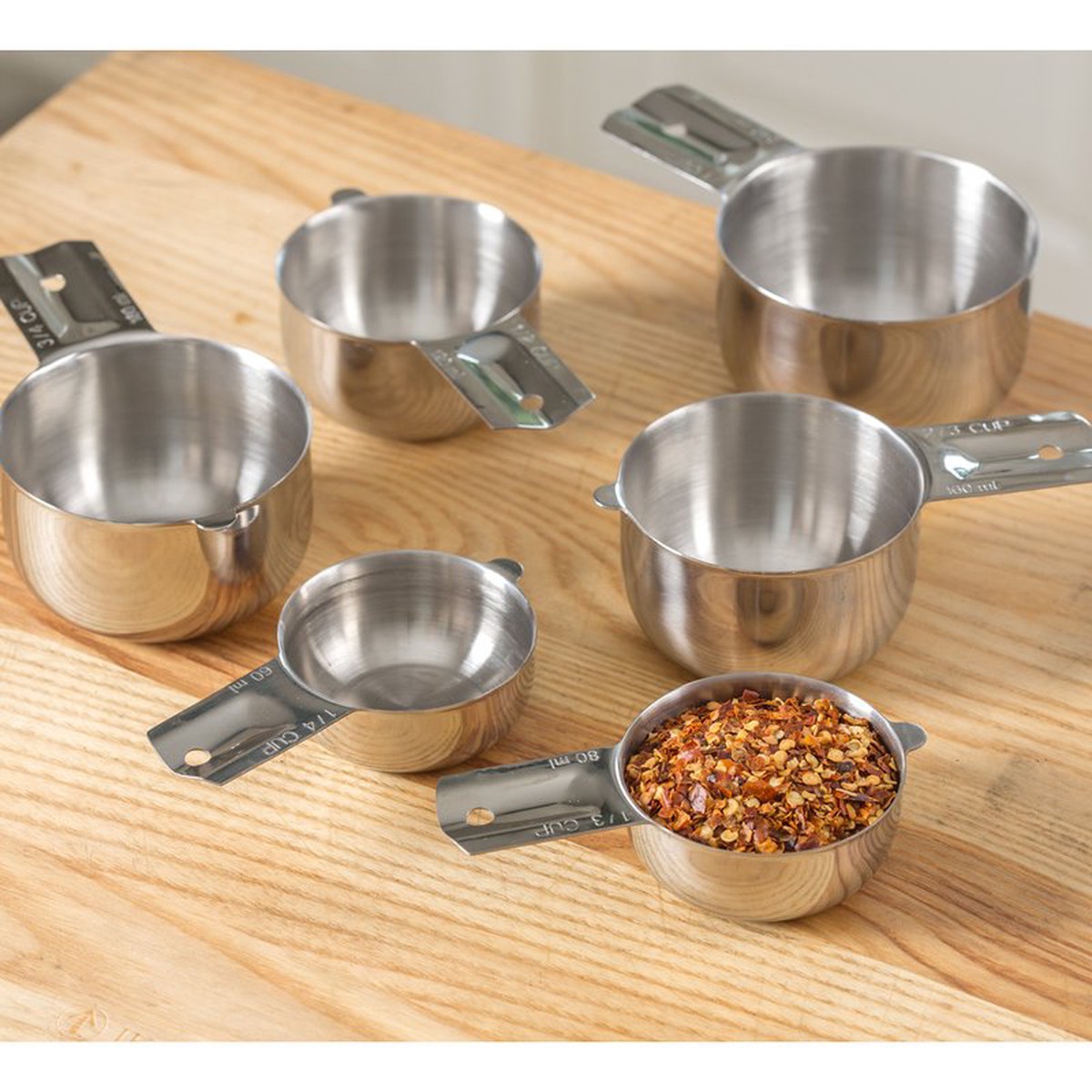 6-Piece Nesting Measuring Cups