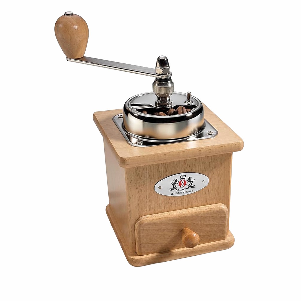 Brasilia Top-Crank Coffee Mill MahoganyBrown
