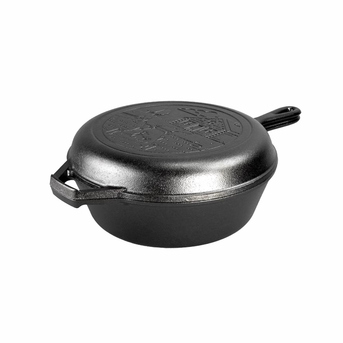 Lodge Cast Iron Cabin Combo Cooker - 32 Quart