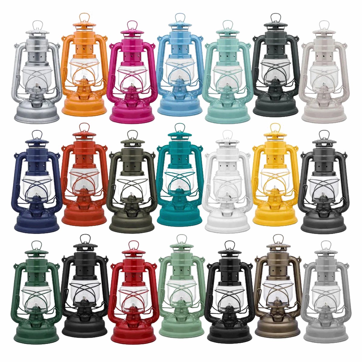 Feuerhand Galvanized Oil Lanterns MossyGreenGreen