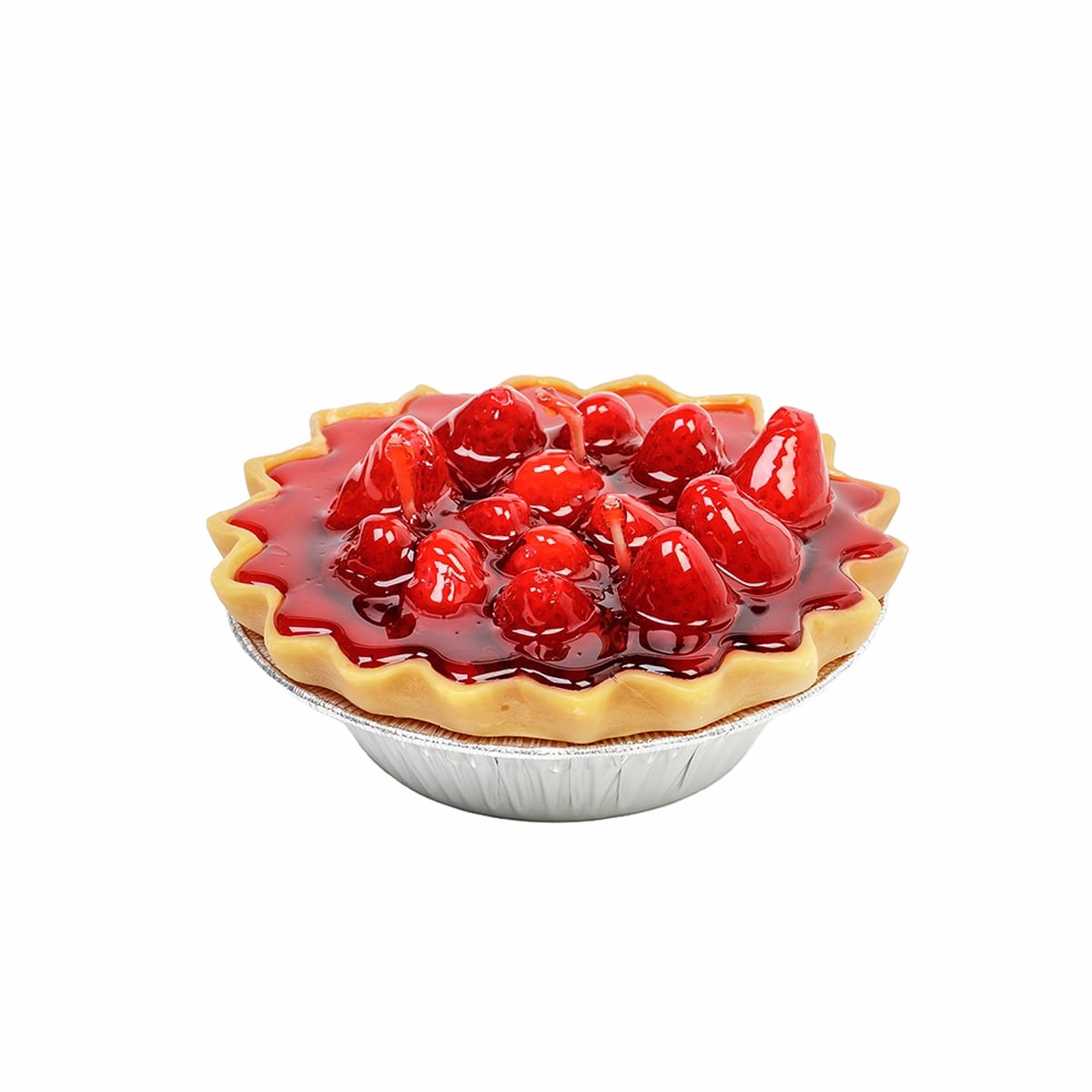 Strawberry Pie Dessert Candles 5In