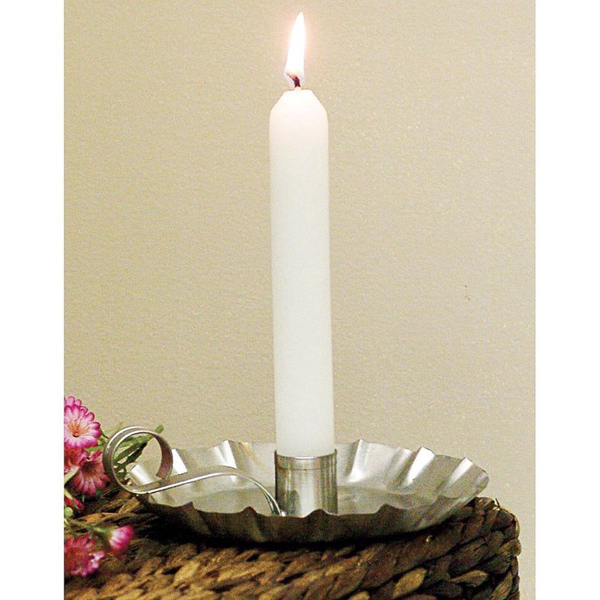 Tin Candle Holder For Taper Candles