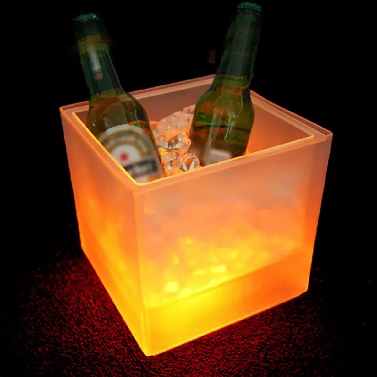 Color-Changing LED Ice Bucket 35L 8211 Stylish for Parties