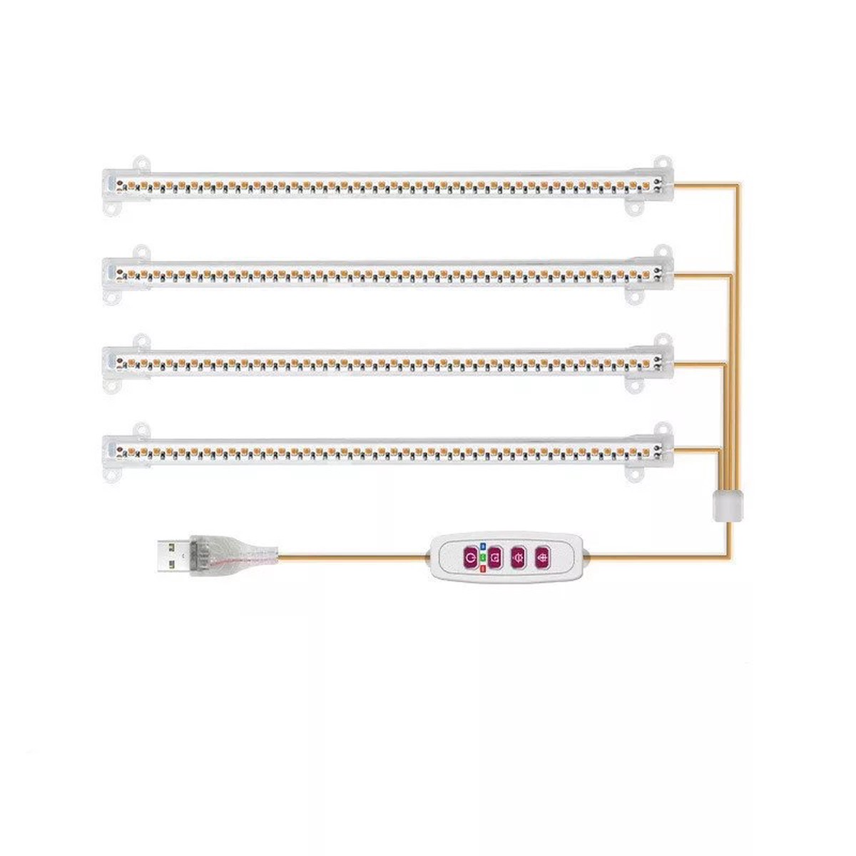 Full Spectrum LED Light Strips for Enhanced Plant Growth