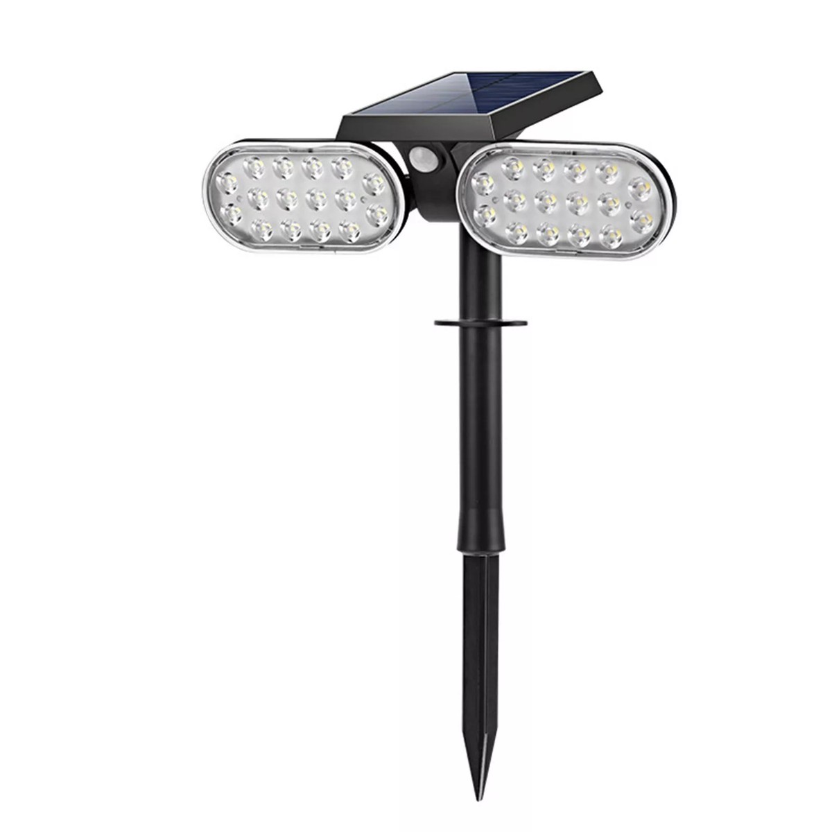 Outdoor Dual LED Solar Landscape Lamp