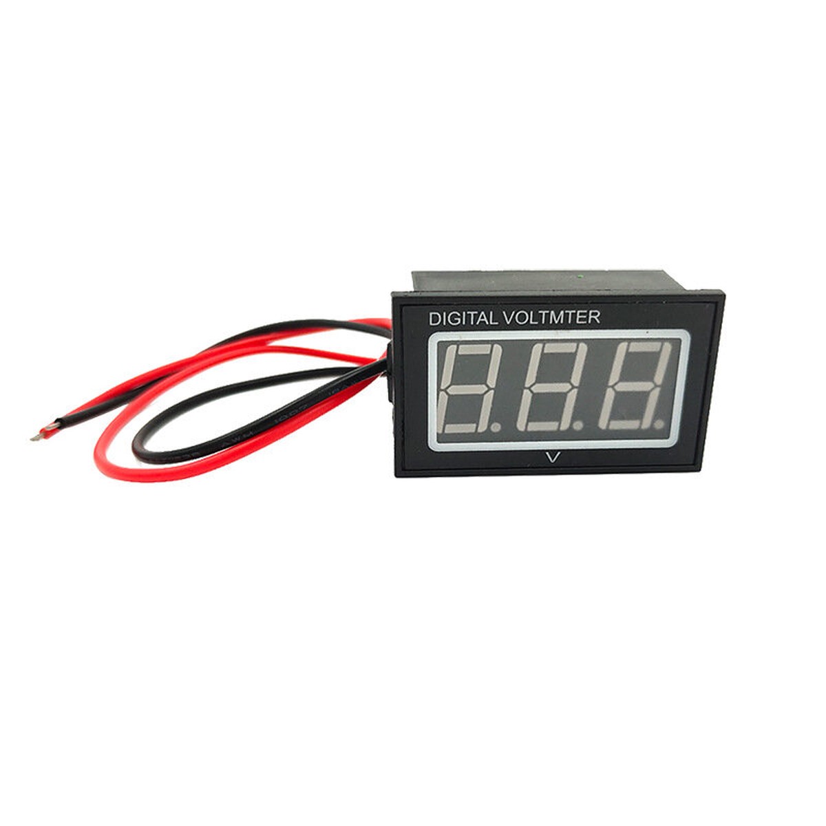 Waterproof LED Digital Voltmeter 036inch Display Ideal for Electric Car Modification