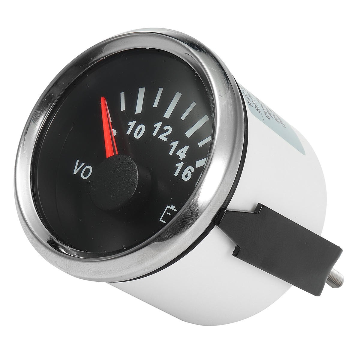 Black Voltmeter Gauge for Caravan Boat and Marine Use