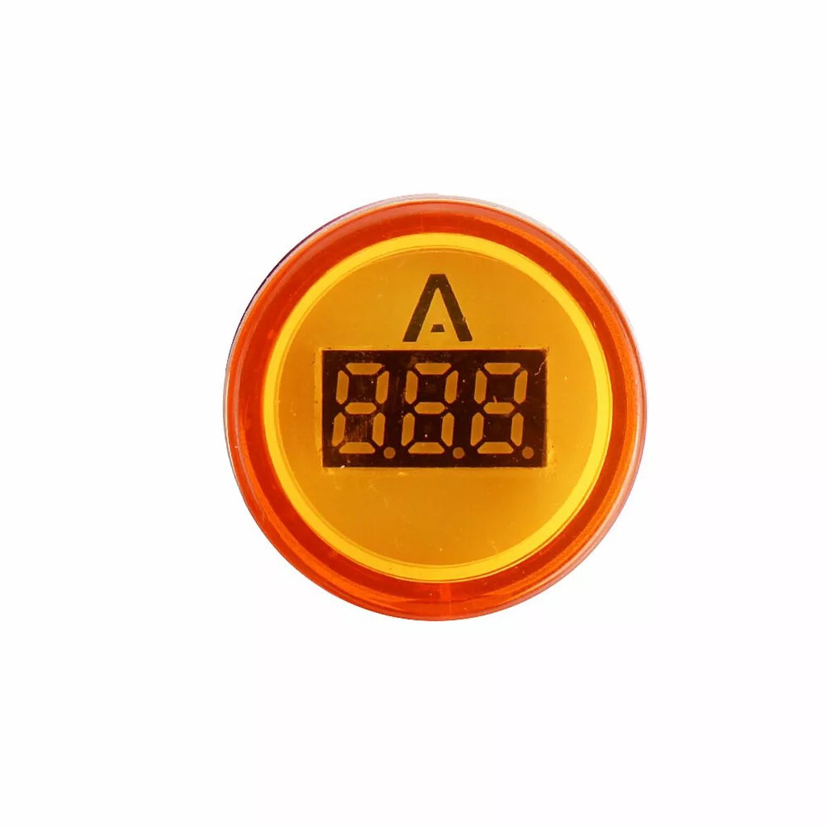 Mini Digital Ammeter 22mm with Universal Indicator Lamp for Current Testing