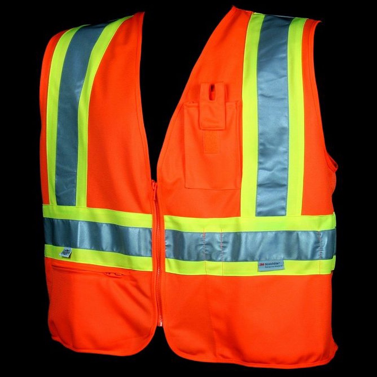 DICKE Orange Safety Vest Mesh Back