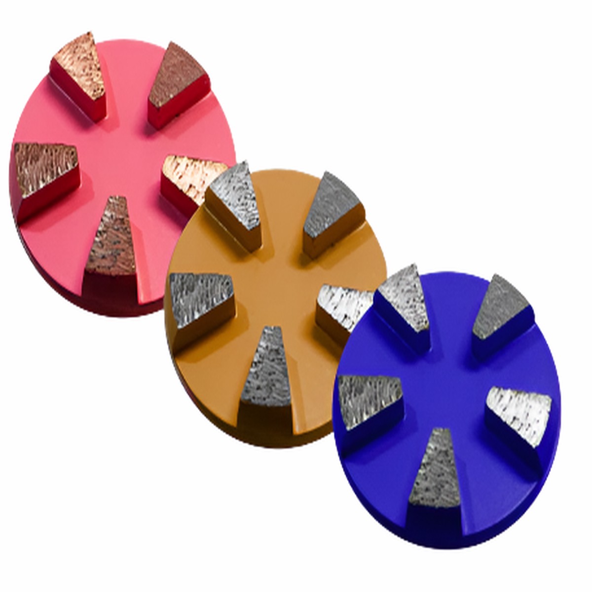Round Diamond Inserts 3 5 Segment 1620-Gold-Soft