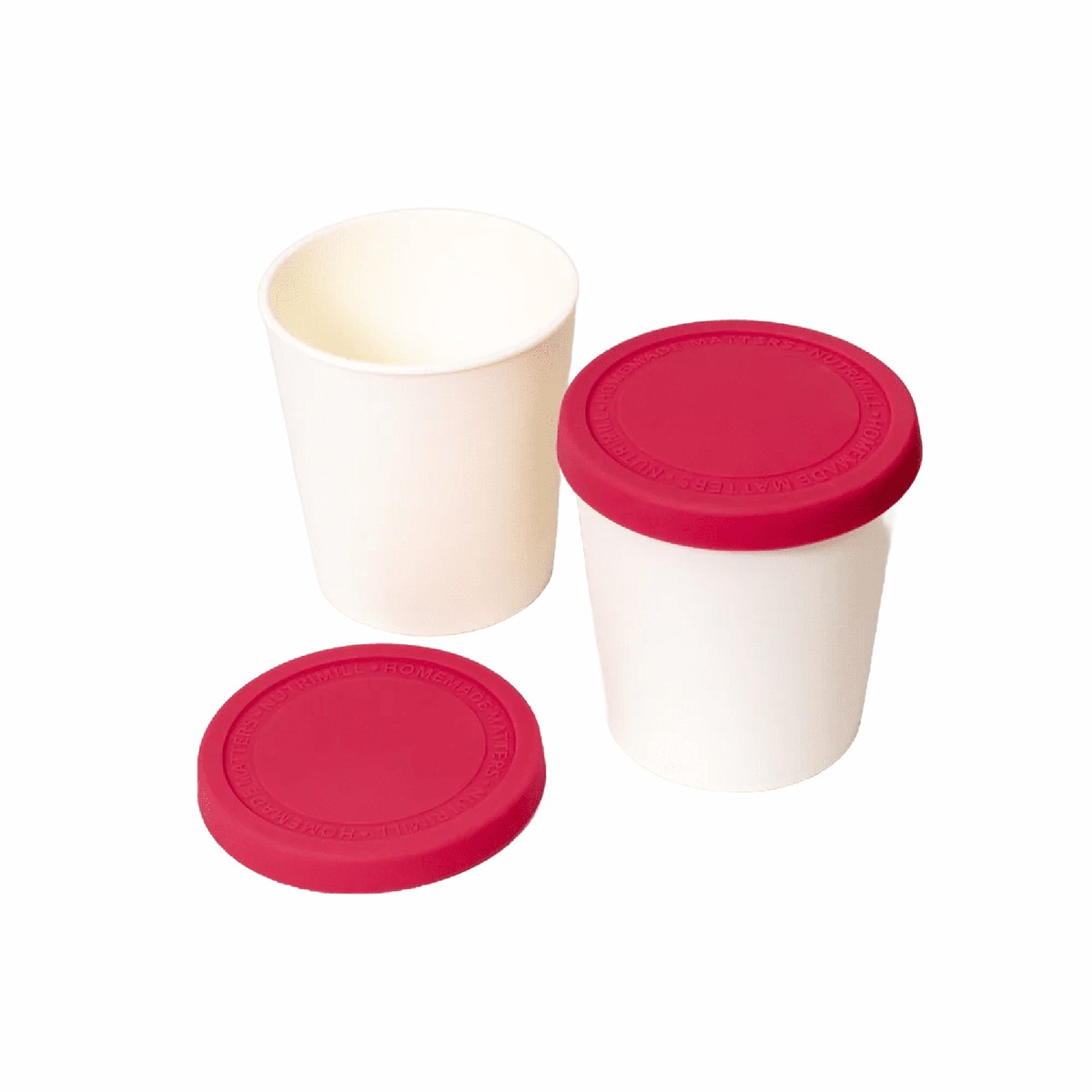 Nutrimill 1-Quart Ice Cream Containers 2-Pack