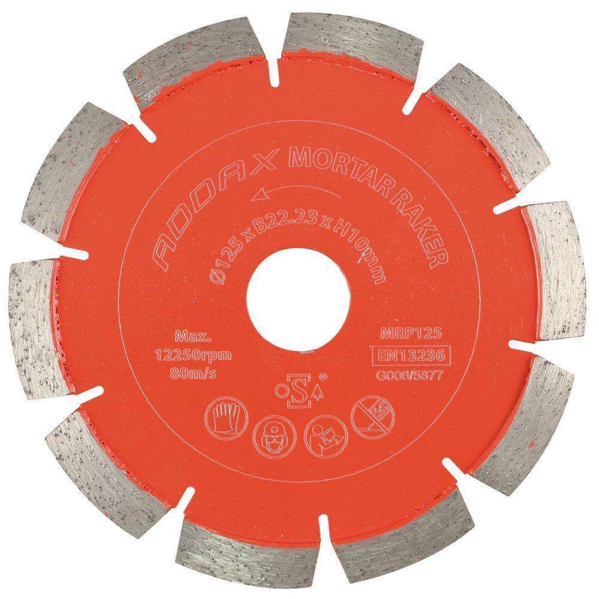 Timco Mortar Raking Blade - 7Mm Seg - 115 X 222