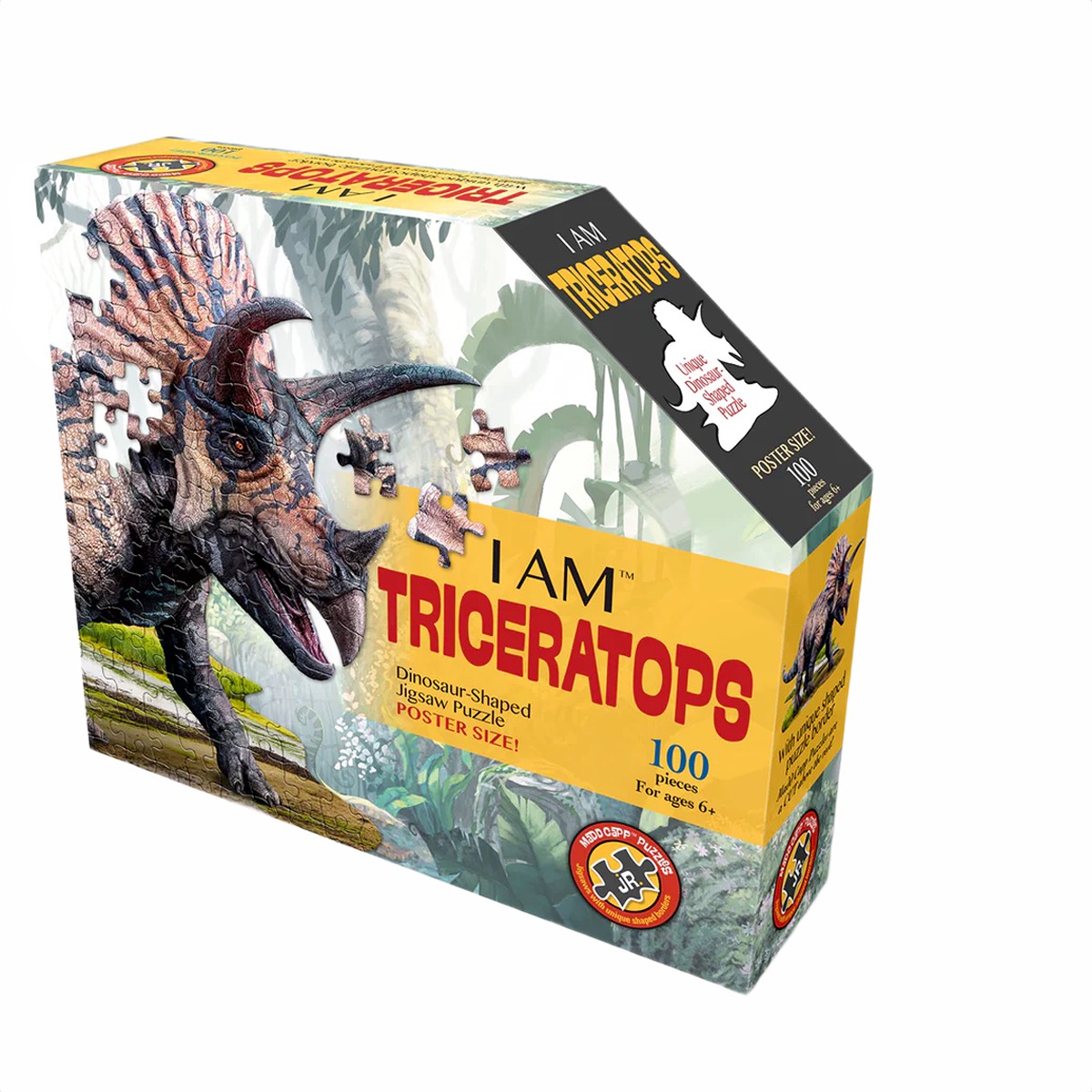 Shaped Jigsaw Puzzle - Triceratops - 100Pcs