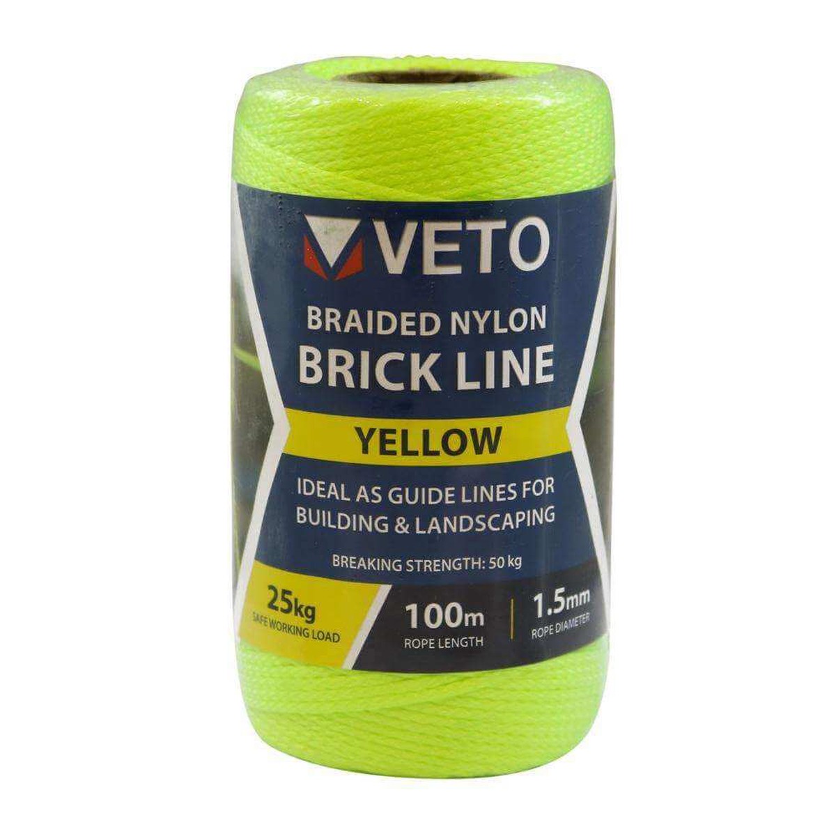 Timco Yellow Builders Line - Tube (15Mm X 100M)