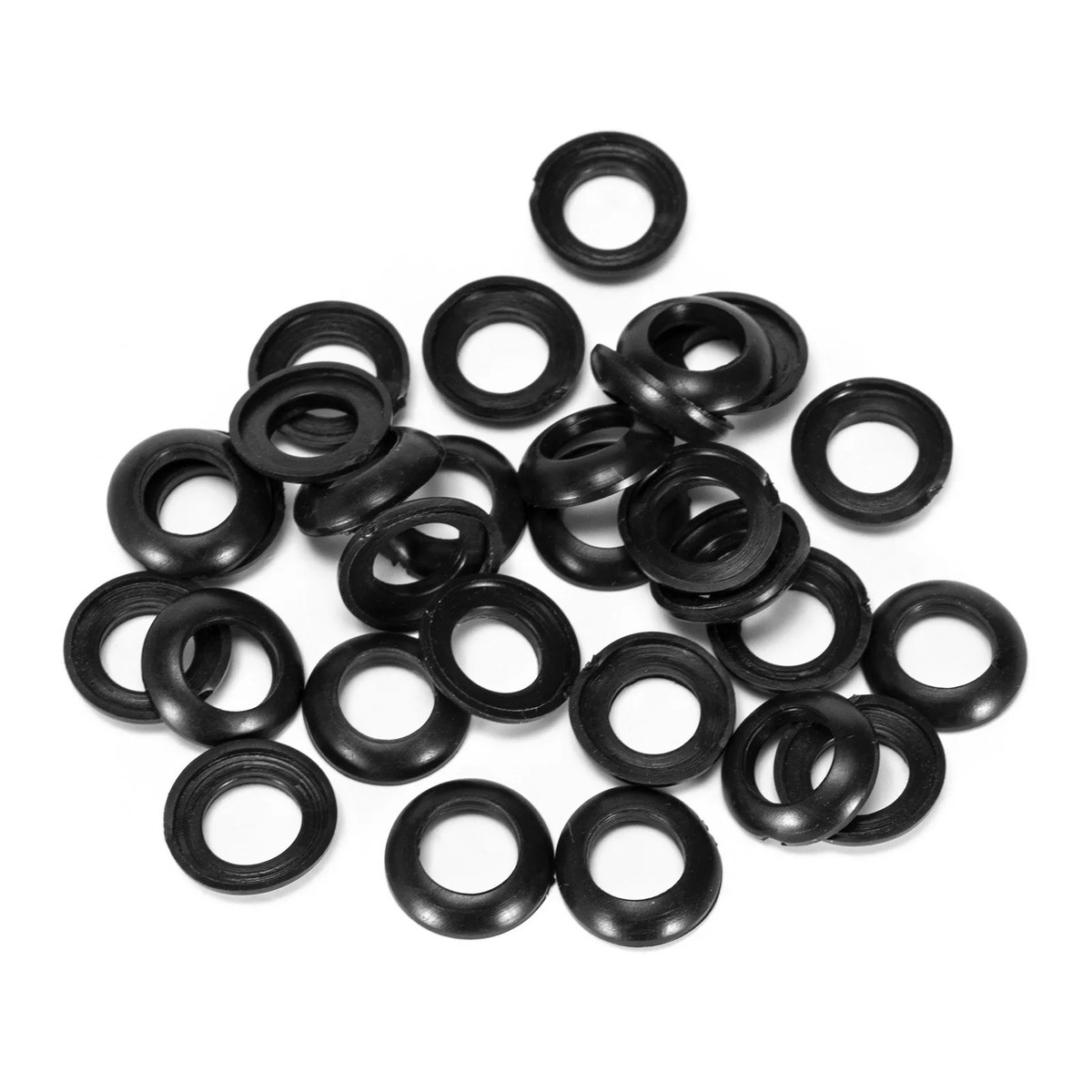 50-Pack PVC Rubber Rings for Fishing Rods 8211 Ideal for Fly Spinning Casting