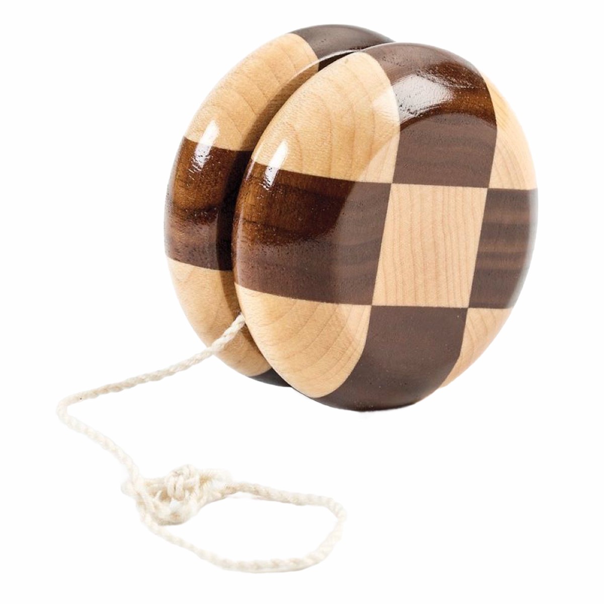 Checkered Wooden Yo-Yo