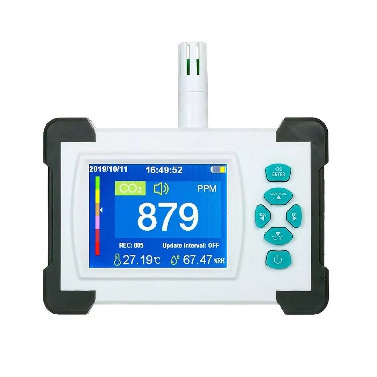 Portable CO2 Sensor Rechargeable Carbon Dioxide Detector