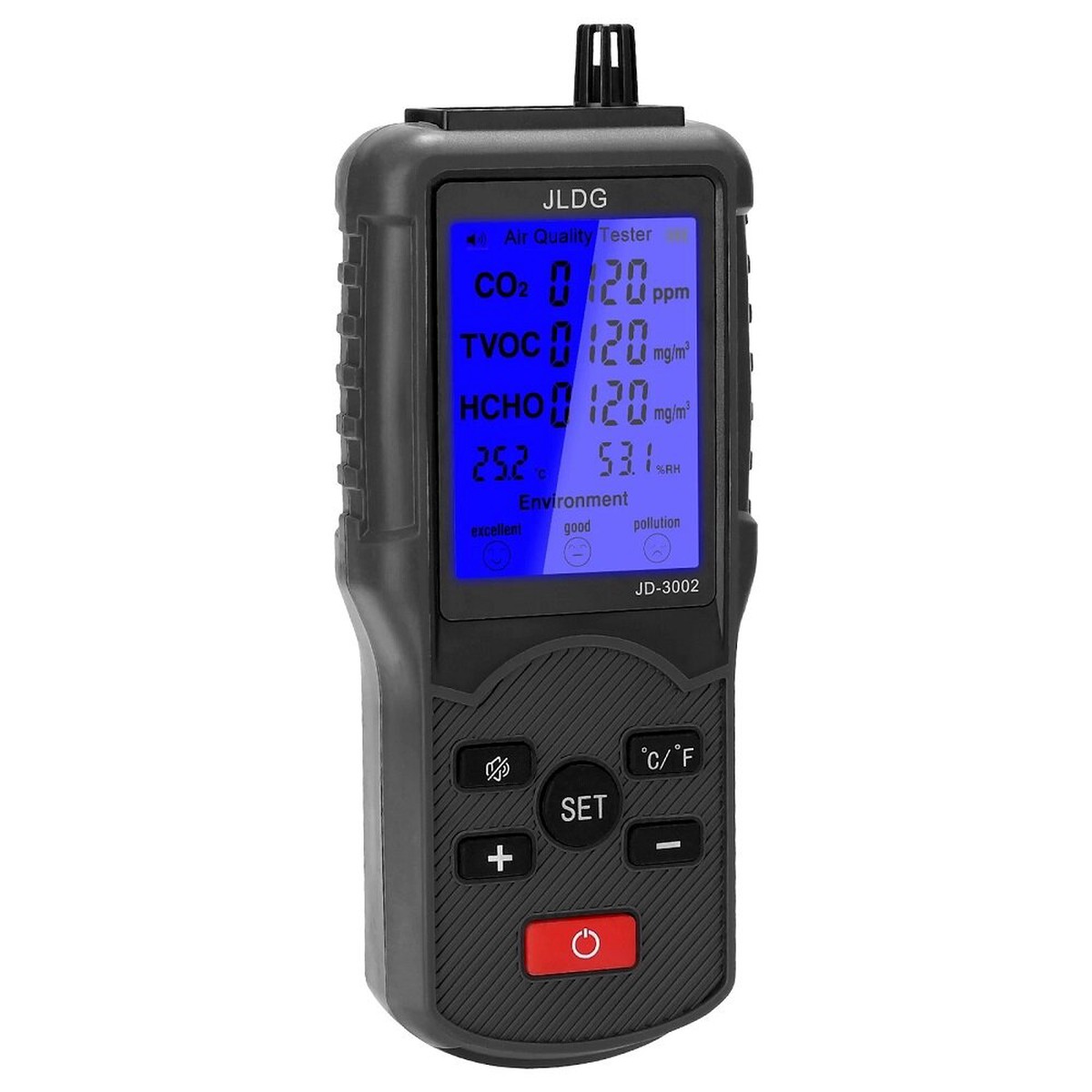 Multifunctional Carbon Dioxide Monitor with Air Quality Tester