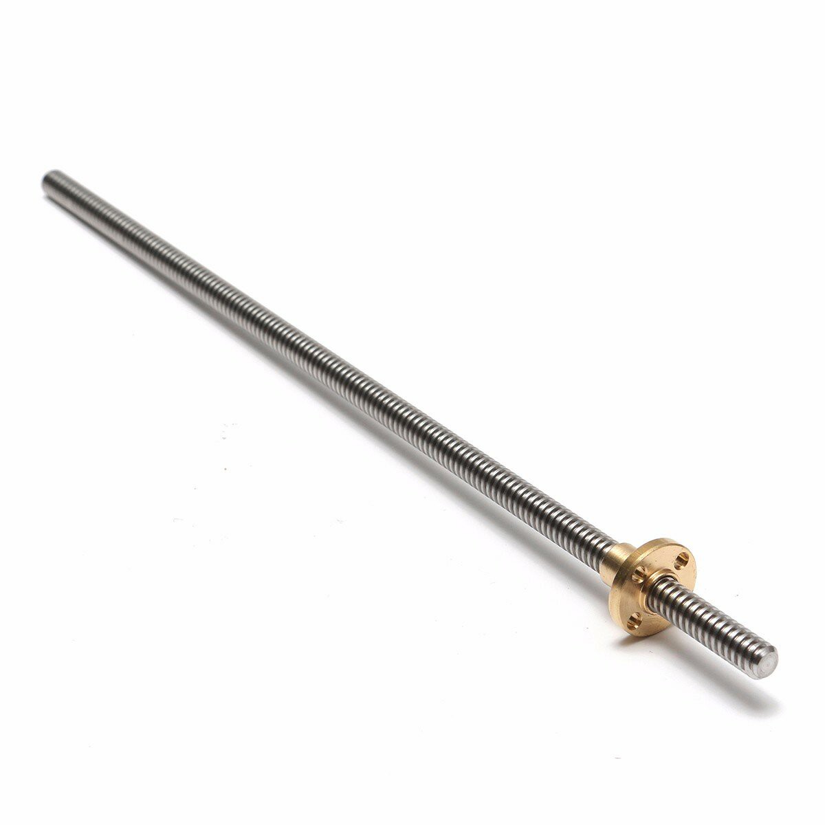 10-Pack 8mm x 300mm Stainless Steel Lead Screw with T8 Nut Ideal for CNC 038 3D Printers