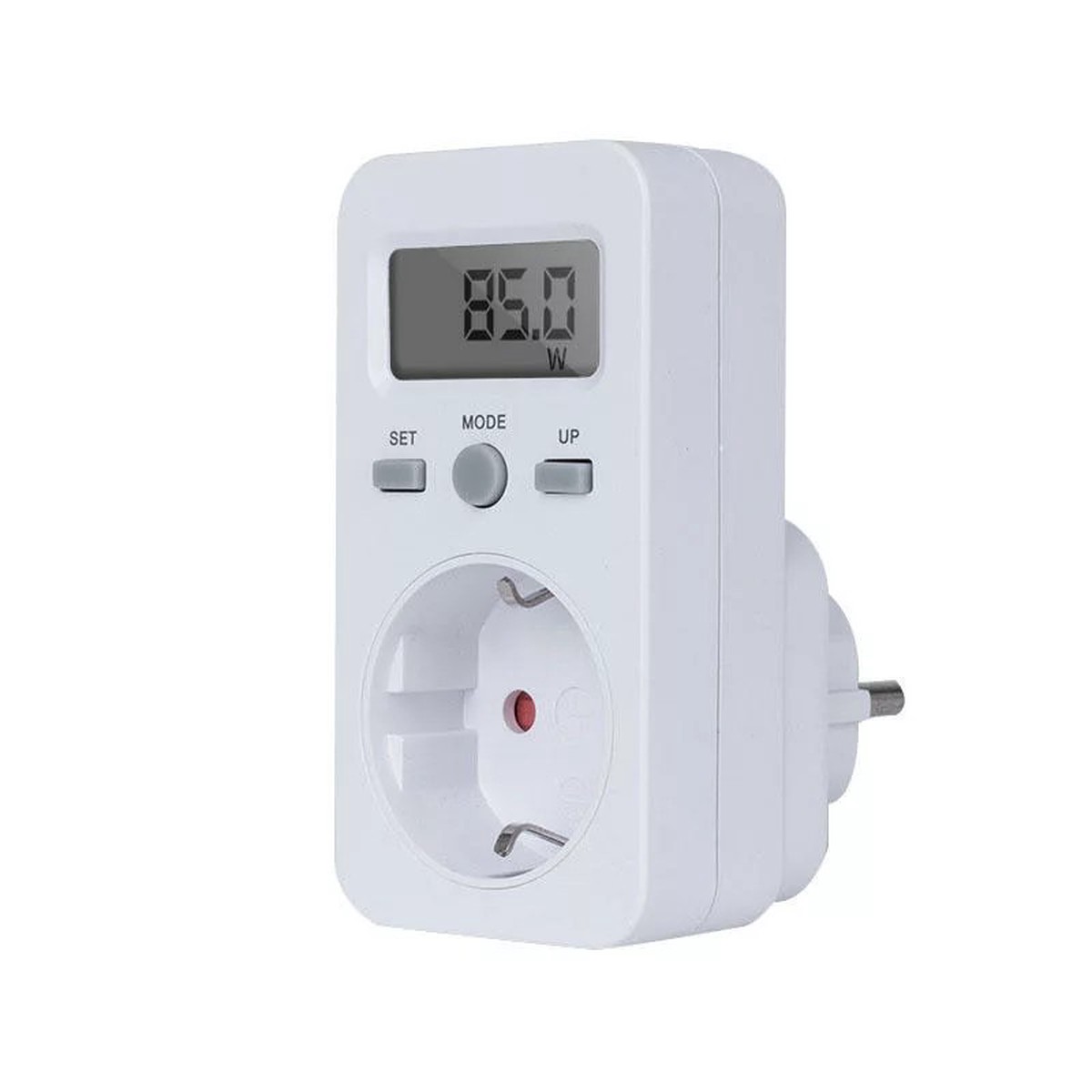 16A 230V Adapter Plug with LCD Digital Power Monitor