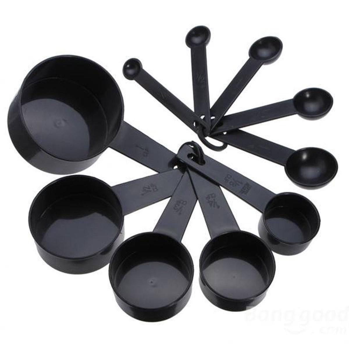 10 Piece Kitchen Measuring Cups 038 Spoons Set 8211 Essential Cooking Tools