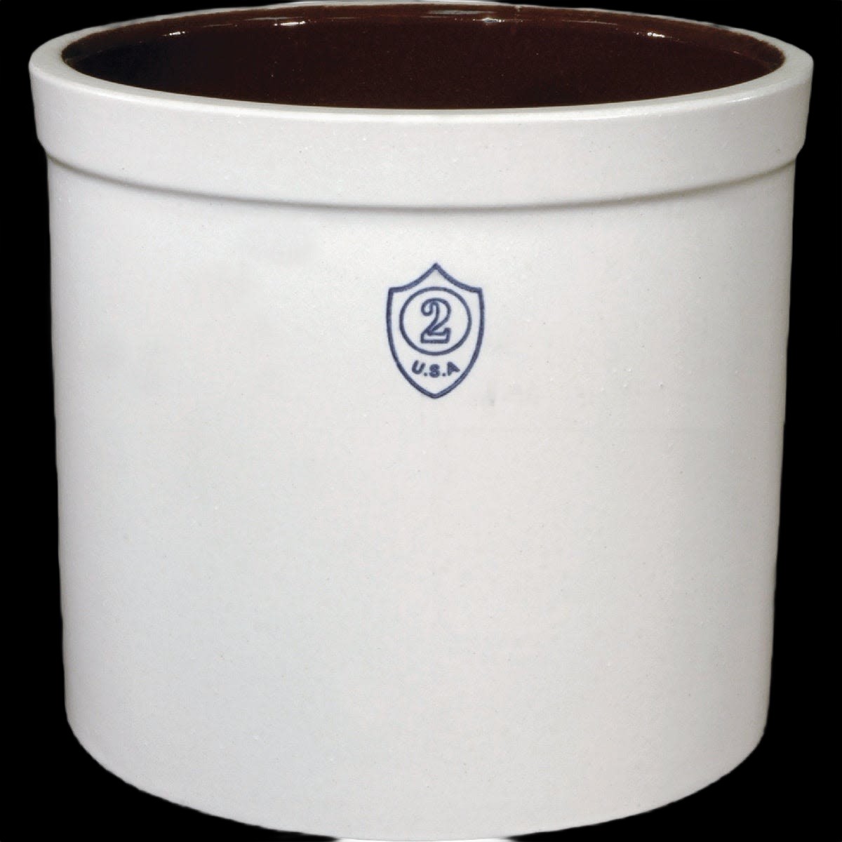 2 Gallon Numbered Stoneware Crock