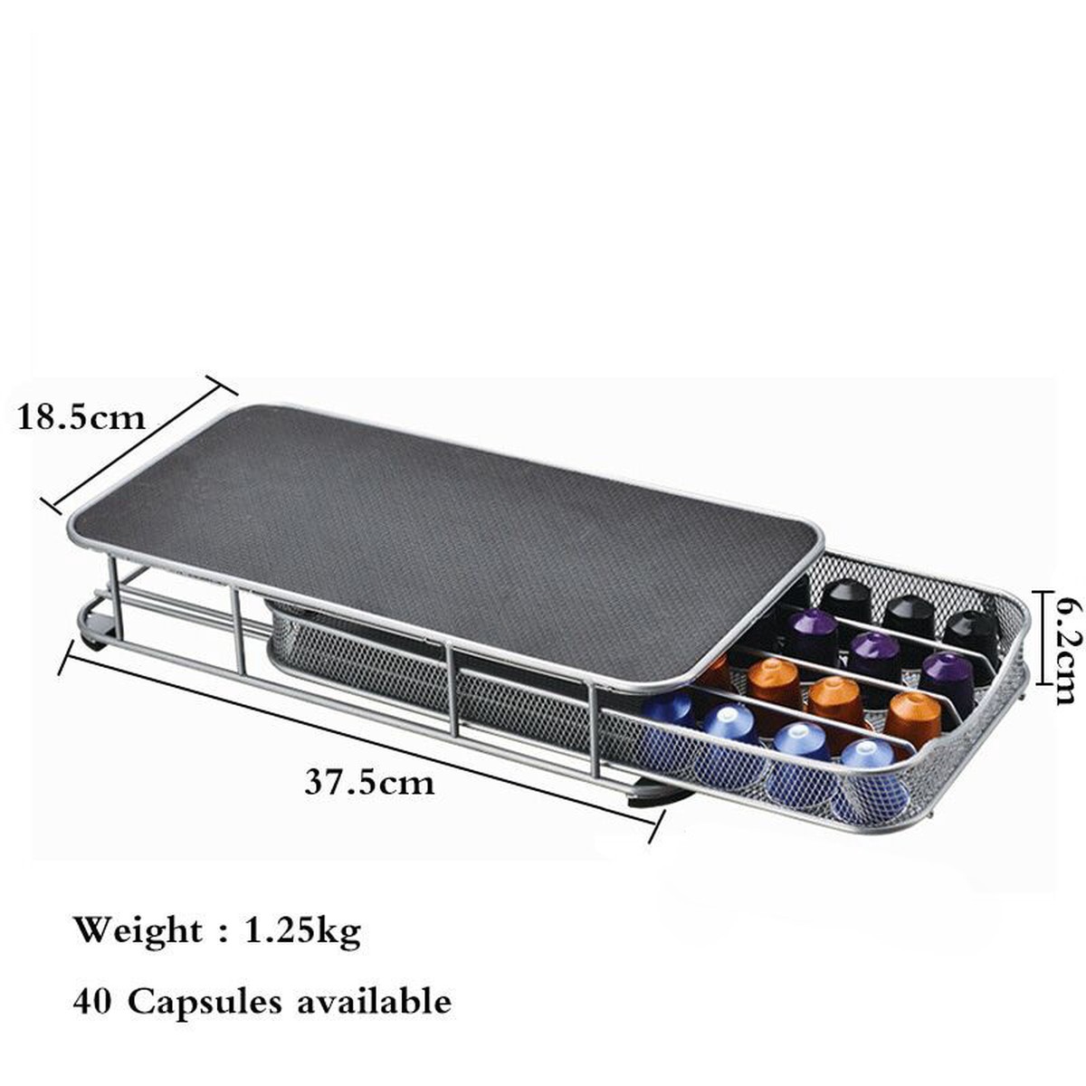 Storage Drawer for Coffee Pod Holder