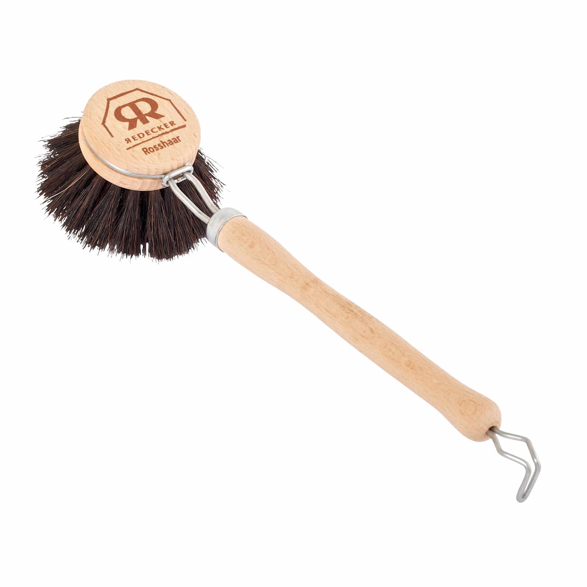 Reusable Dish Brush - Beechwood Handle With Replaceable Head 16In