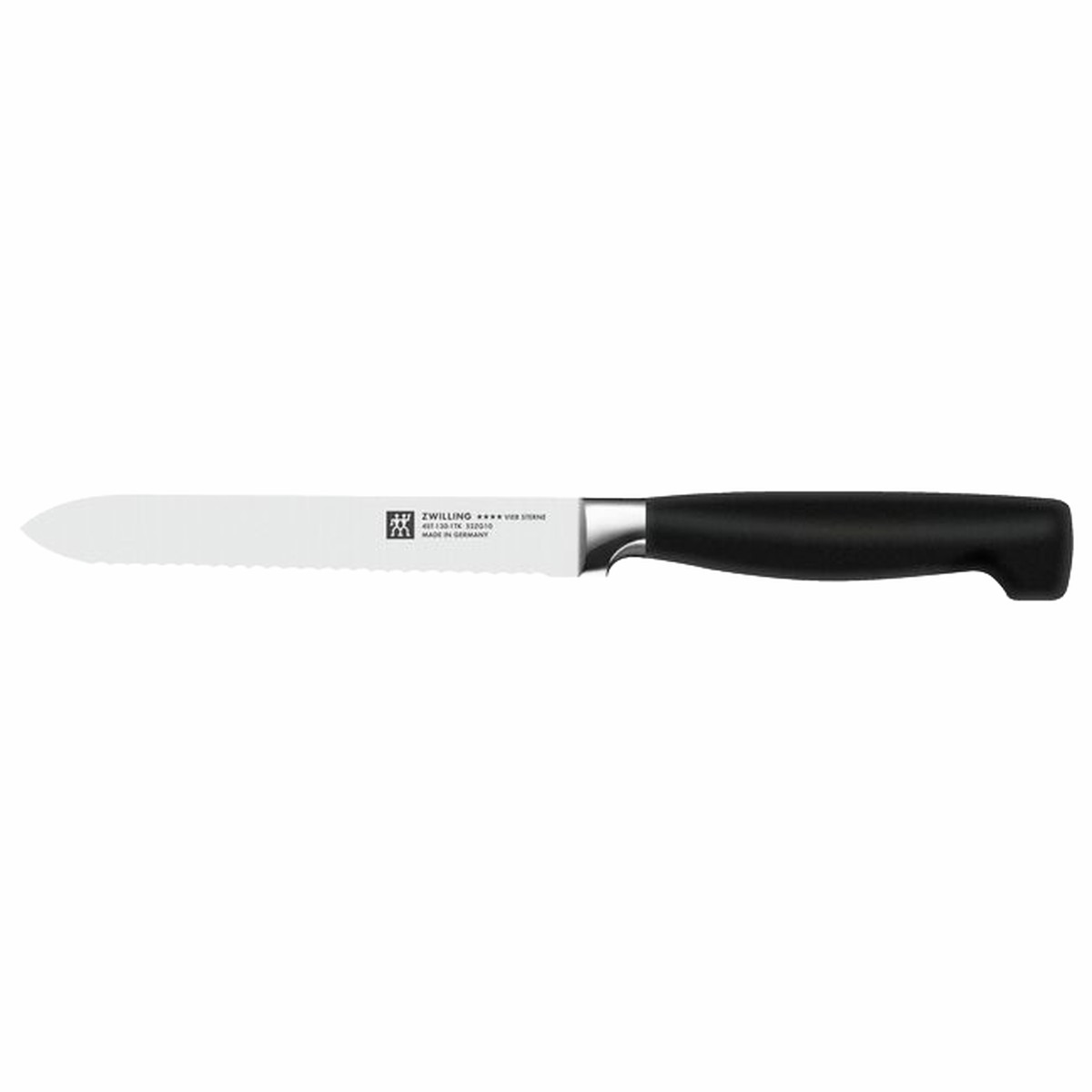 Zwilling Four Star 5-Inch Serrated Utility Knife