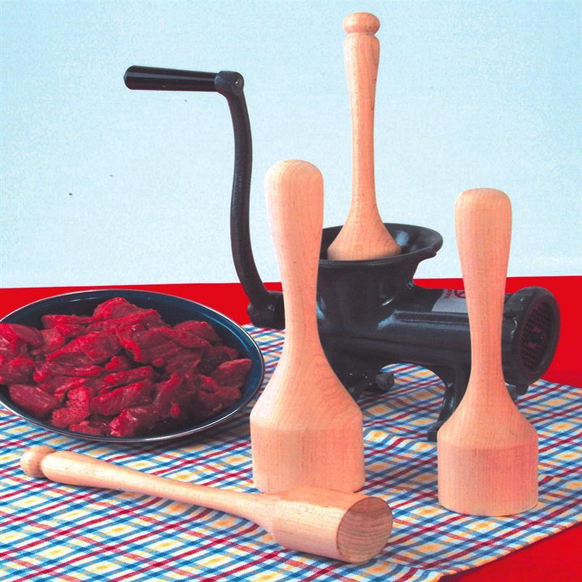 Wooden Stompers For Meat Grinders 1012