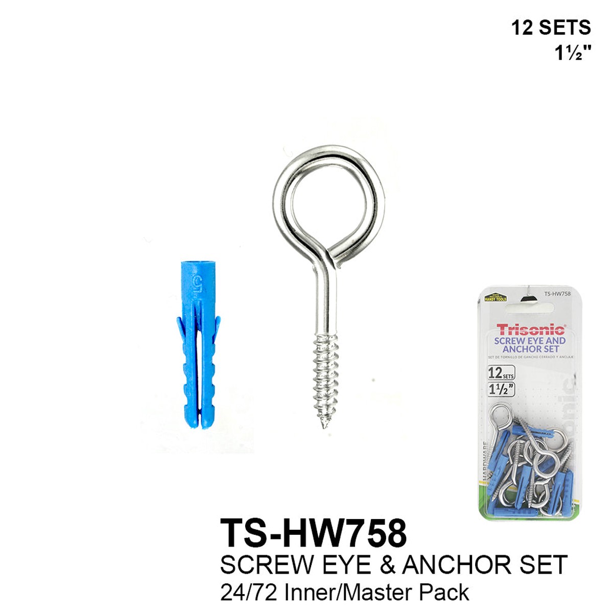 Ts-Hw758 - Screw Eye Anchor Set