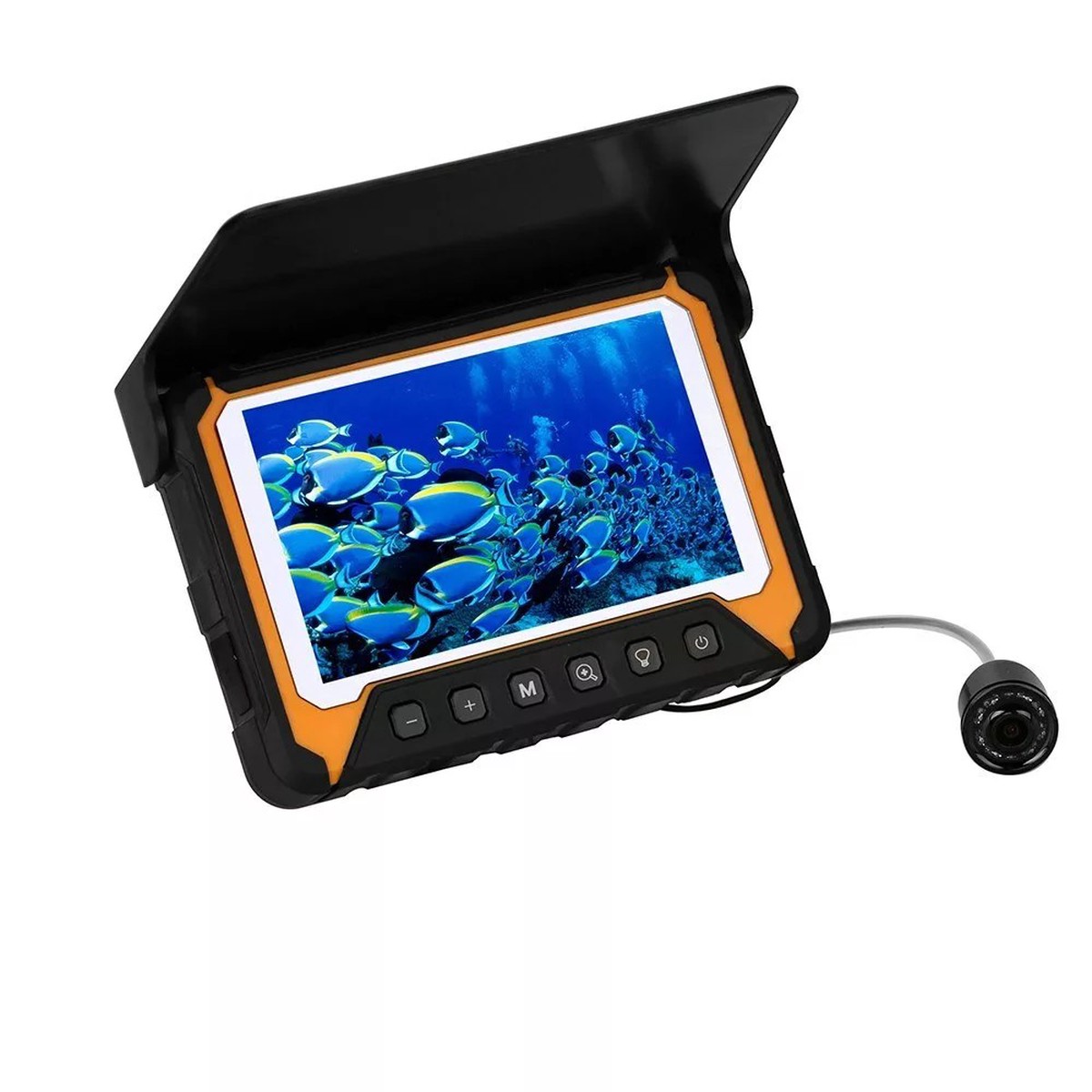 5-Inch IPS Color LCD Monitor with Underwater Fishing Camera Night Vision