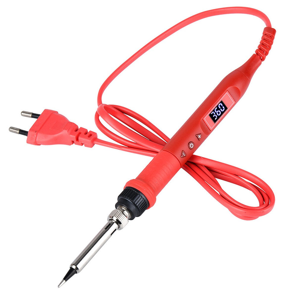 100W JCD 908U Electric Soldering Iron Kit with LCD Lighting and Adjustable Temperature Includes Digital Multimeter and Repair Tools