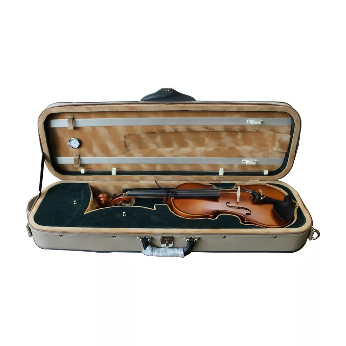 Waterproof Violin Case with Hygrometer