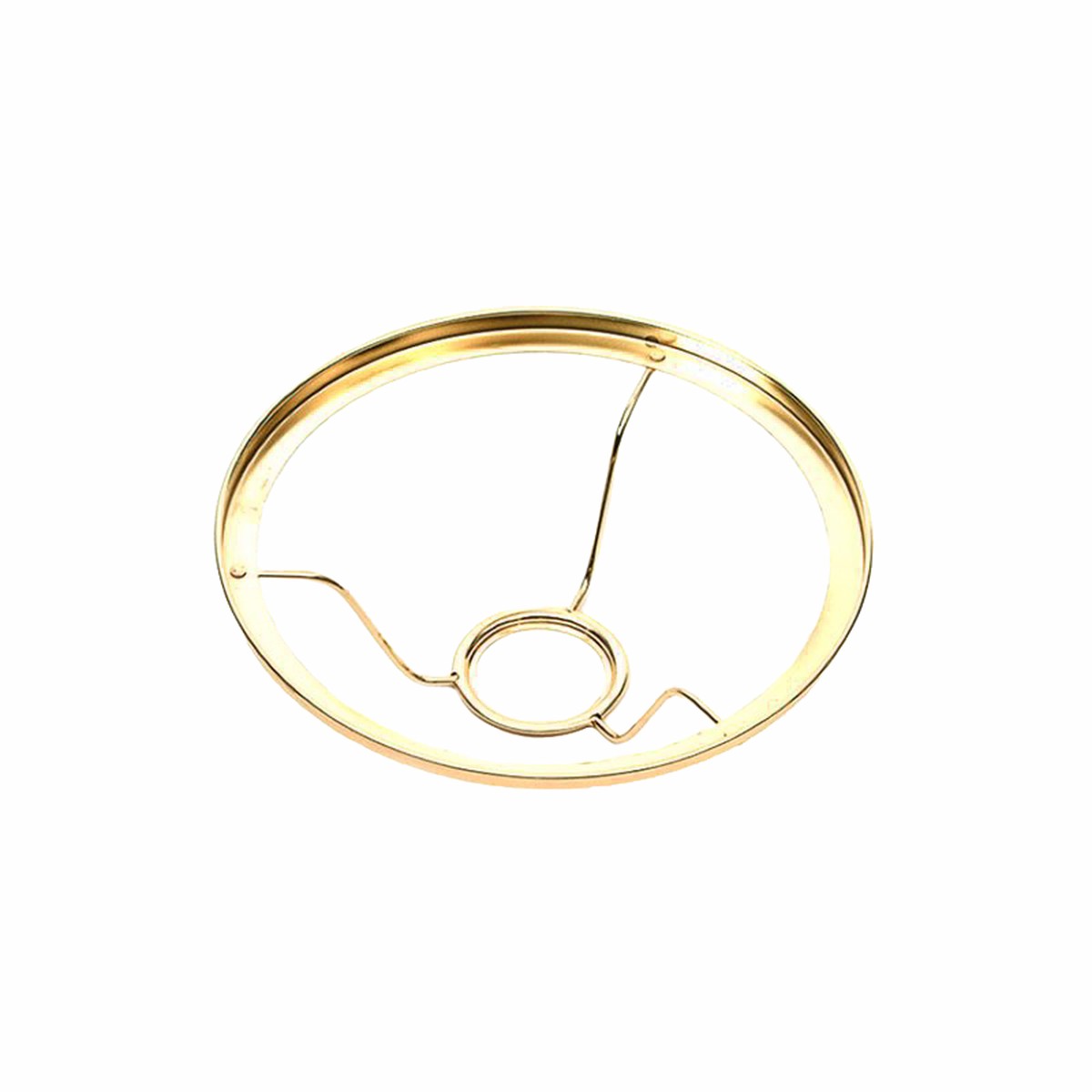 10 Aladdin Oil Lamp Shade Ring Brass-Plated
