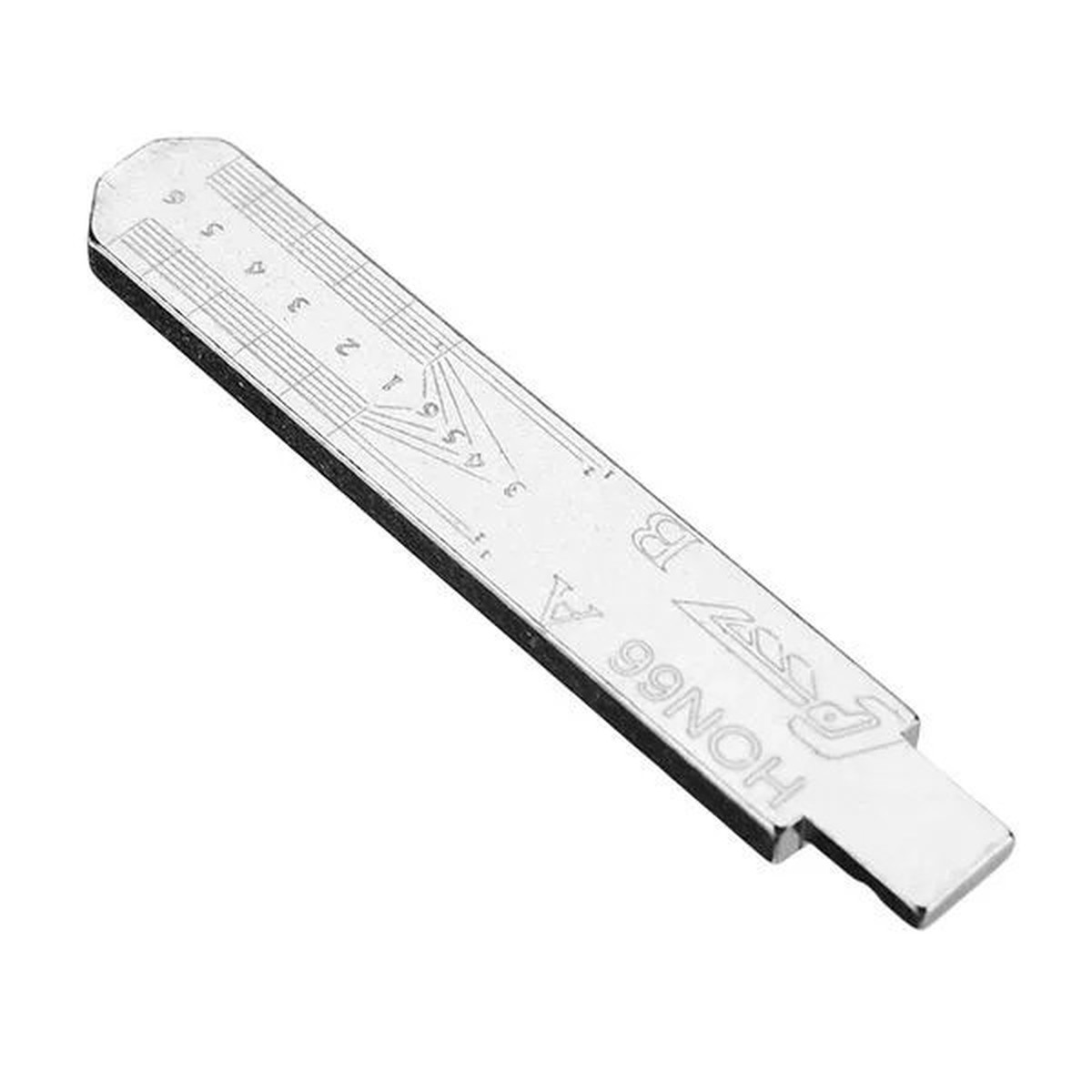 10-Pack LiShi HON66 Blank Keys Engraved Line Suitable for HONDA BYD