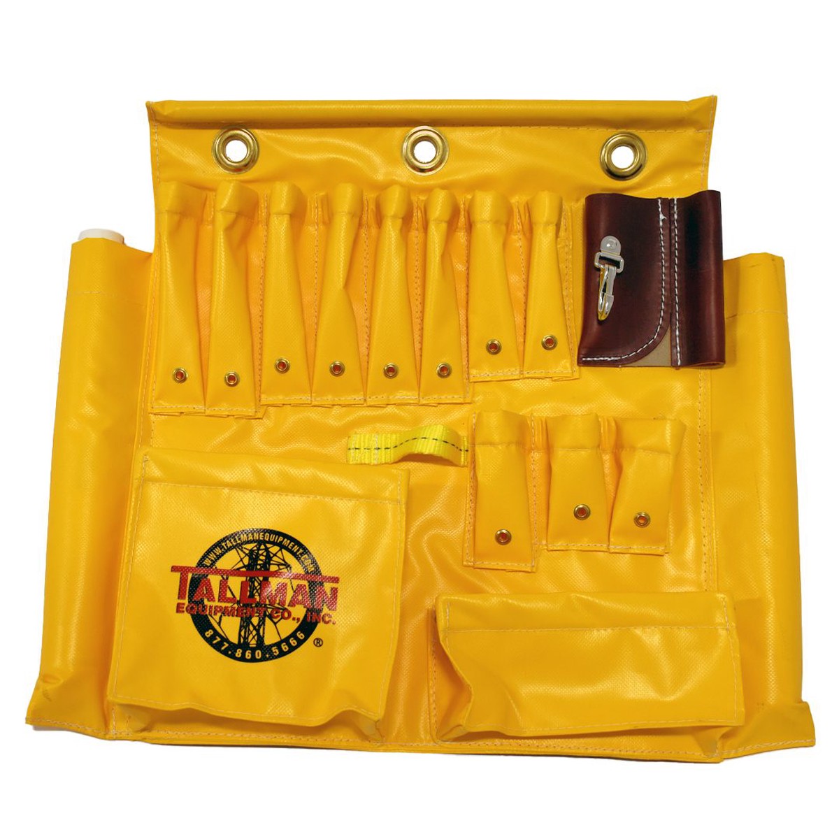 VINYL TOOL APRON w TWO Bucket Hooks