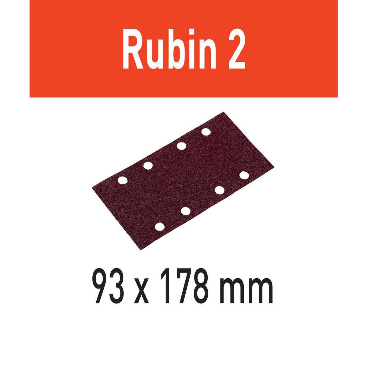 Slippapper STF 93 8 P80 RU250 Rubin 2